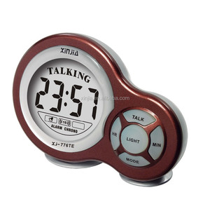 Giá rẻ vòng phổ biến bàn đồng hồ báo thức kỹ thuật số nói - Product Image 3