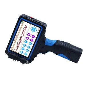 Tij Draagbare Handheld Inkjet Printer Barcode Qr Glazen Fles Vervaldatum Batch Datum Code Printing Machine