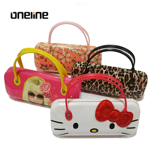 Nuevo diseño niños sol portátil <span class=keywords><strong>precio</strong></span> bolsa <span class=keywords><strong>lentes</strong></span> caso con mango - Product Image 1