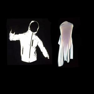 Ánh Sáng Cao Cầu Vồng Màu Nấm Óng Ánh In Mềm Đan Phản Chiếu Holographic In Ấn Spandex Linh Hoạt Stretch Vải - Product Image 6