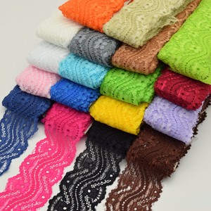2インチ (5.5cm) 美しいレースストレッチフローラルランジェリーヘッドバンド弾性DIYレース - Product Image 6