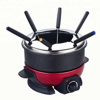 Mini schokolade raclette käse party fondue maker set