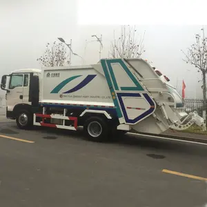 Camion compacteur à ordures arrière, 4x2, Compression, collecte des déchets, camion à ordures robuste, nouveau produit, 2020 cire, 5mm