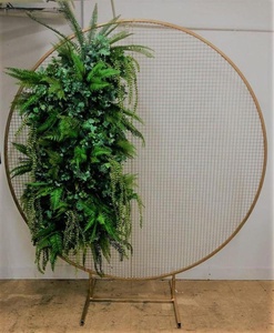 Wholesale Cheap Fancy White Round Acrylic <strong>Wedding</strong> <strong>Backdrop</strong> <strong>Stand</strong> for Parties - Product Image 5