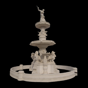 Mano de mármol tallado León artificial de interior cascada - Product Image 1