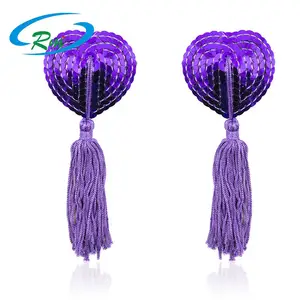 <strong>Naked</strong> Young <strong>Girls</strong> Bra Super Sexy Silicone Adhesive Tassel Nipple Cover - Product Image 4