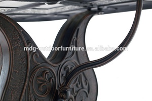 <span class=keywords><strong>Table</strong></span> de salle à manger <span class=keywords><strong>carrée</strong></span> en <span class=keywords><strong>aluminium</strong></span> coulé de luxe avec des ensembles de jardin en fer forgé en provenance de Chine - Product Image 4