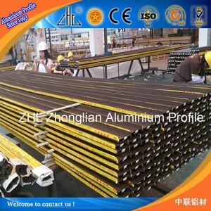 Profilé aluminium 6063 / 6061 à, tube pliable en aluminium anodisé mat, tube tubulaire en aluminium anodisé - Product Image 5
