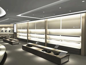 Tùy Chỉnh Gỗ Phụ Nữ Túi Xách Hiển Thị Kệ Trưng Bày Với Đèn Led - Product Image 6