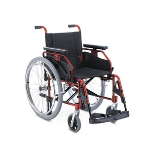 <span class=keywords><strong>Medicare</strong></span> Lipat Sandaran Aluminium Kursi Roda Manual Kaki - Product Image 4