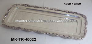 Bandejas Rectangulares de Diseño Plateadas en Latón - Product Image 3