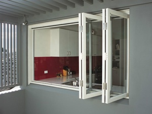 Verre en aluminium Patio Extérieur Accordéon Portes bi-pliantes <span class=keywords><strong>Prix</strong></span> Usine Portes Pliantes À Vendre - Product Image 2