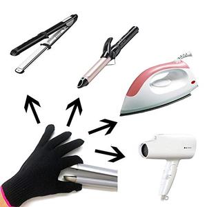 Hot Selling Full Finger Glove Heat Resistant Hair Styling Gloves for Straightening Curling Hairdressing etc