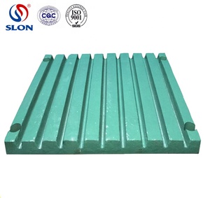 แมงกานีสสูง LT106 LT110 LT120 C100 C125 <span class=keywords><strong>C140</strong></span>เครื่องบดกรามชิ้นส่วนอะไหล่แผ่นกรามสำหรับการบดหลัก - Product Image 1