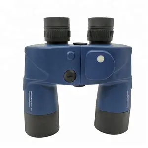 10x50 군 급 쌍안경 blue 방수 망원경 와 range finder 및 compass