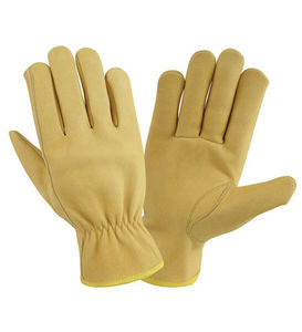 Gants de conduite basiques en cuir de chèvre souple pour hommes, gants de sport de plein air pour le ski et le cyclisme en hiver du Pakistan - Product Image 1