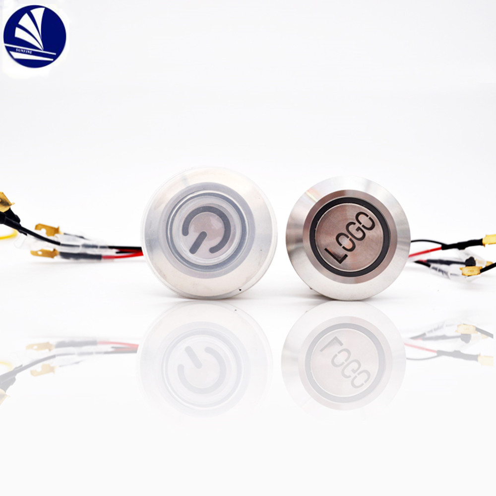 Новый Популярный чехол! Стиль Carling, 12 В/24 В, светодиодный пусковой переключатель двигателя, водонепроницаемый