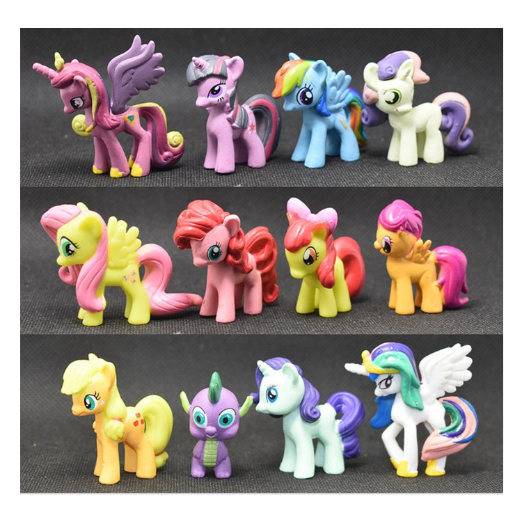 Ebay, Лидер продаж, экшн-фигурка маленькой лошади, 12 шт.