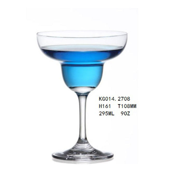 hot selling Crystal margarita cocktail glass 9 oz