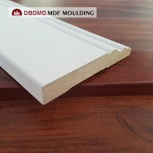 Moulure décorative moderne en MDF blanc apprêté pour coin de plafond, idéale pour les villas - Product Image 5
