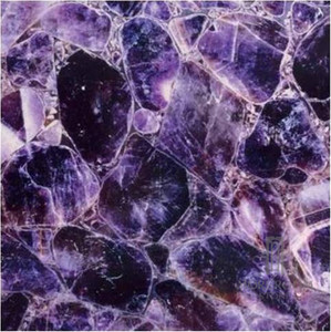 Encimera de amatista púrpura de retroiluminada ónix mármol de vidrio laminado de panel - Product Image 2