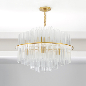 Lustre Led suspendu en cristal au design moderne, produit de luxe, luminaire décoratif d'intérieur, idéal pour un salon - Product Image 5