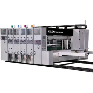 Corrugated karton karton box, der Machine/High Speed Flexo Printing Slotting Die-schneiden Machine