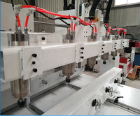 Routeur CNC à 8 têtes, 3D, 4 axes, multi-broches avec rotation