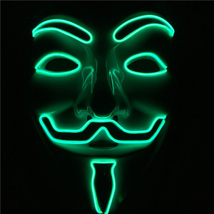 Nuovo design light up EL FILO <span class=keywords><strong>Vendetta</strong></span> maschera per <span class=keywords><strong>Vendetta</strong></span> Anonymous - Product Image 1