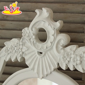 Bàn trang điểm gỗ trắng hiện đại dành cho nữ, mã W08H013, đang bán - Product Image 3