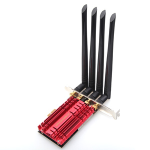 AC1900Mbps Không Dây Băng Tần Kép <span class=keywords><strong>PCI</strong></span> Express <span class=keywords><strong>Adapter</strong></span> BCM4360 802.11ac/b/g/n <span class=keywords><strong>PCI</strong></span>-<span class=keywords><strong>E</strong></span> <span class=keywords><strong>WiFi</strong></span> Máy Tính Để Bàn <span class=keywords><strong>Adapter</strong></span> 4 * 5db Anten Đối Với Broadcom - Product Image 6
