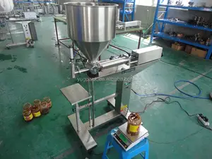 Pomada semiautomática de 1 cabeza, pomada de cera para quitar el pelo, máquina de llenado de gelatina de petróleo caliente, fabricación de botellas