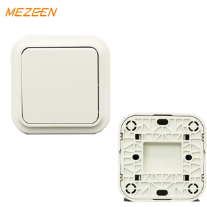 Châu Âu chúng tôi phong cách bề mặt gắn 1 Gang 1 cách ABS chuyển đổi và ổ cắm trên Off chuyển đổi ánh sáng - Product Image 5