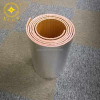 Isolation phonique pour voiture en mousse XPE autocollante de 10 mm, protection UV, demi-couverture de voiture avec feuille d'aluminium