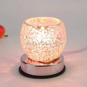 Quemador de cera aromática de vidrio de mosaico eléctrico para decoración turco MA235 - Product Image 1