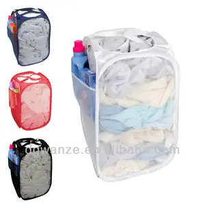 Pop up foldable laundry basket/dirty clothes basket