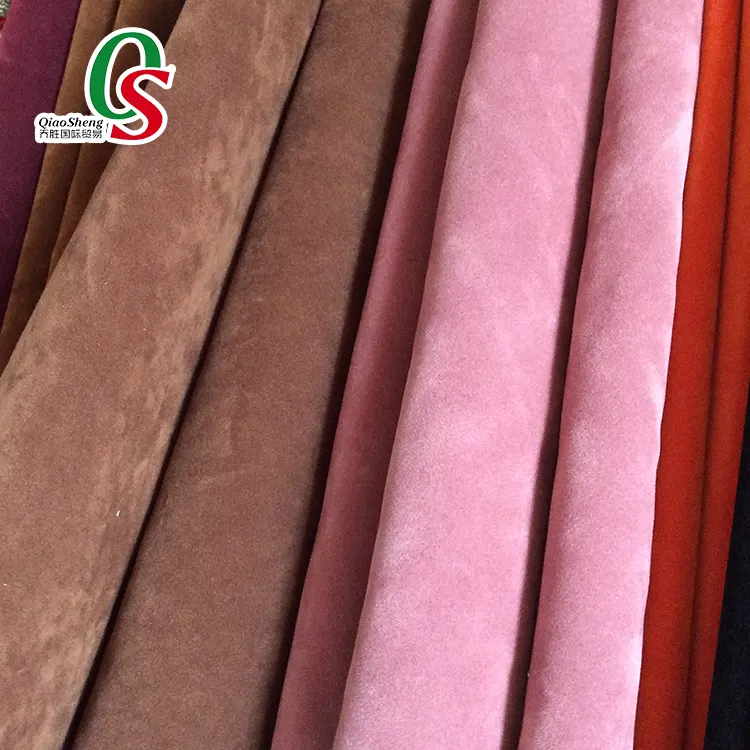 single side or double side suede fabric for shoes raw material