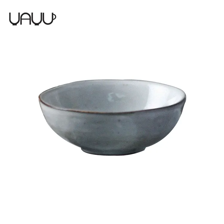Миниатюрная суповая чаша с глазурью Сезам, 4,5 дюйма, набор чаш маття, керамическая чаша с чипом