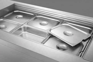 Ristorante in acciaio inox elettrico <span class=keywords><strong>refrigerato</strong></span> insalata <span class=keywords><strong>Bar</strong></span> Design per attrezzature da cucina ristorante - Product Image 3