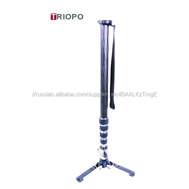 Triopo DV-27 алюминия и углеродного волокна фото/видео монопод для камеры