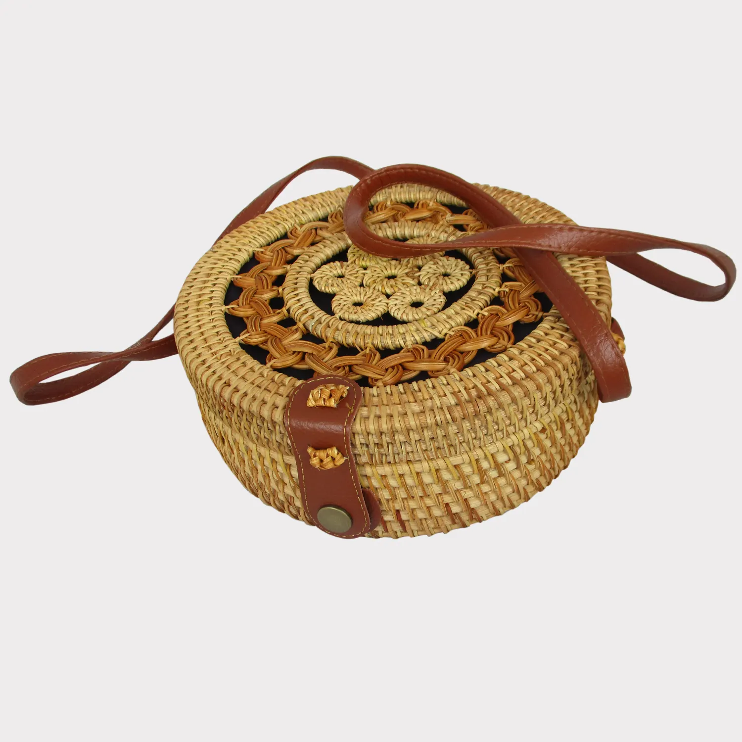 Vietnam high quality new style fashion handmade bamboo rattan straw bags crossbody women's tote bags handicraft