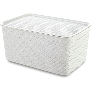Multipurpose Sundries Storage Container Clothing Organizer Rattan Plastic Bins Plastic Pp Storage Boxes With Lid