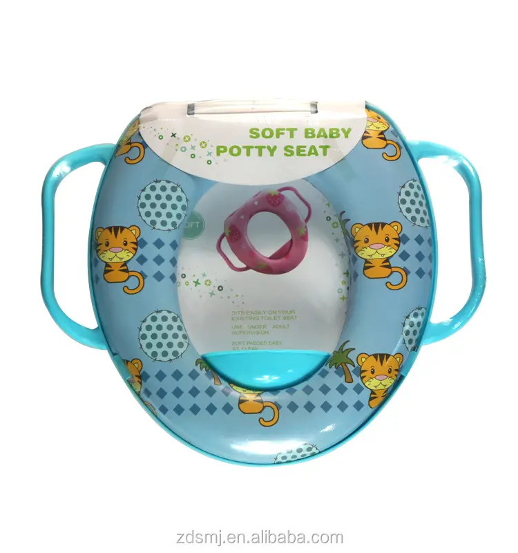 colorful base pvc printing baby/kids/child toilet seat