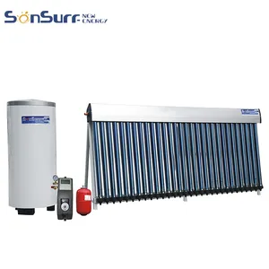 300L 分体式热管能源加压太阳能热水器