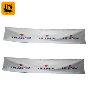 Cetak Kustom Desain PVC Polyester FLEX Banner Gulungan untuk Iklan