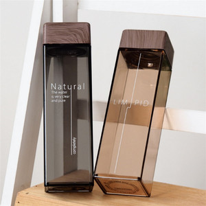 Bouteille D'Eau En Verre Botella De Agua Personalizada Free Sample Eco-friendly <strong>Clear</strong> Square Plastic <strong>Water</strong> <strong>Bottle</strong> - Product Image 5