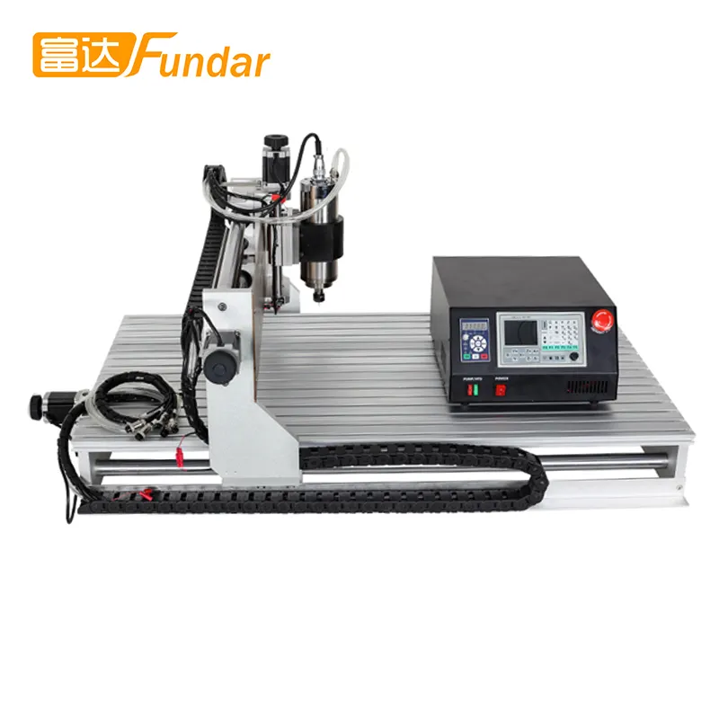 Terbaru banyak digunakan cnc 6090 4 axis untuk dijual