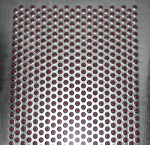 Louver lỗ đục patterned tấm kim loại air vent bìa