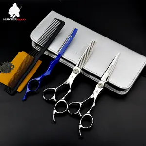 Chuyên Nghiệp Làm Tóc Kéo 6 Inch Vẻ Đẹp Salon Shears Set Cắt & Mỏng Kéo Công Cụ Thợ Cắt Tóc Kéo