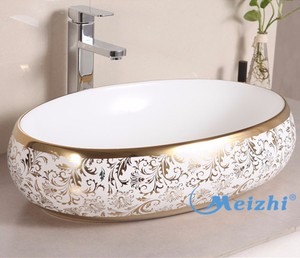 Colore oro sanitari mobiletto del bagno <span class=keywords><strong>lavabo</strong></span> - Product Image 1